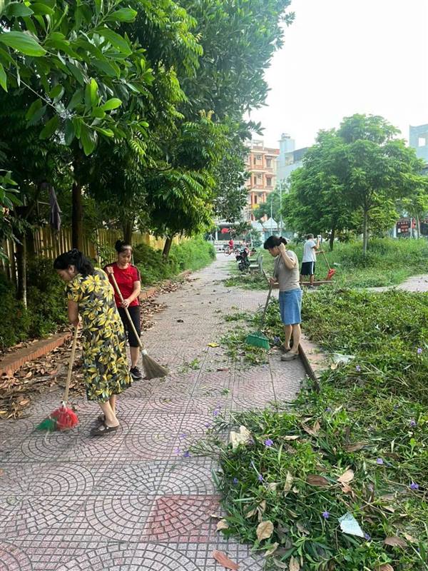Các thôn trên địa bàn xã Gia Lộc tổ chức tổng vệ sinh môi trường