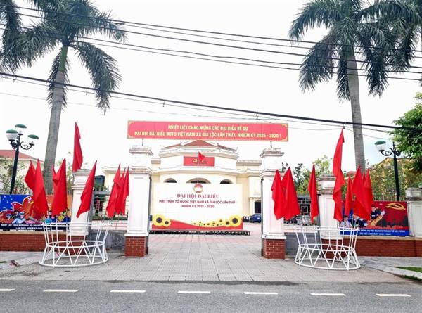 CHÀO MỪNG ĐẠI HỘI ĐẠI BIỂU MẶT TRẬN TỔ QUỐC VIỆT NAM XÃ GIA LỘC LẦN THỨ I, NHIỆM KỲ 2025 - 2030.