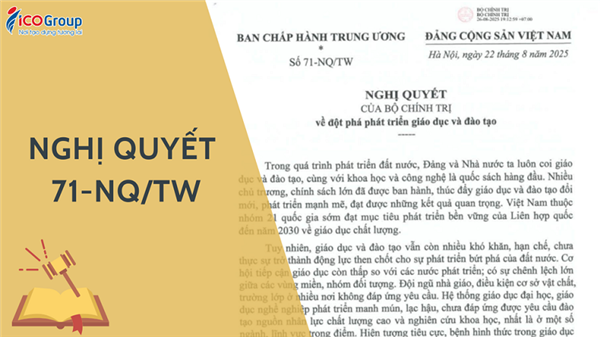 Nghị quyết 71-NQ/TW của Bộ Chính trị về đột phá phát triển giáo dục và đào tạo