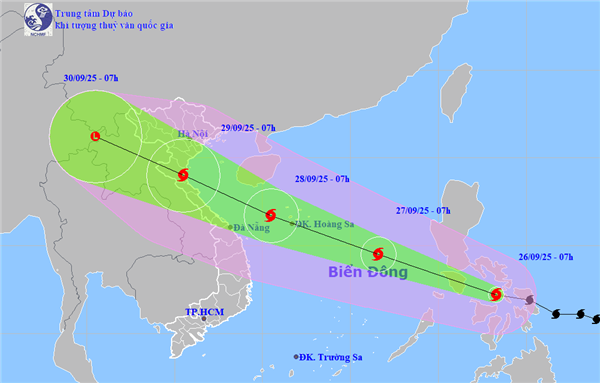 Công văn số 615/UBND-KT, ngày 26/9/2025 của UBND xã Gia Lộc về việc chủ động ứng phó cơn bão số 10 năm 2025