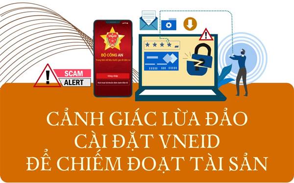 Công an thành phố Hải Phòng cảnh báo thủ đoạn lừa đảo cài ứng dụng VNeID giả mạo
