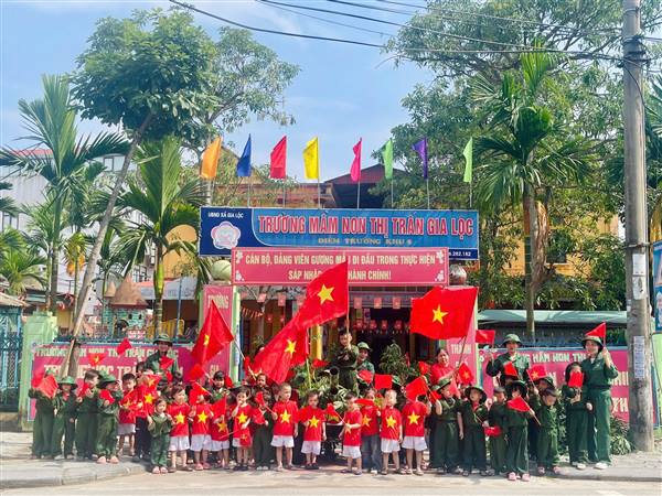 CÁC TRƯỜNG HỌC TRÊN ĐỊA BÀN XÃ GIA LỘC SÔI NỔI CÁC HOẠT ĐỘNG KỶ NIỆM 51 NĂM NGÀY GIẢI PHÓNG MIỀN NAM, THỐNG NHẤT ĐẤT NƯỚC (30/4/1975 - 30/4/2026)