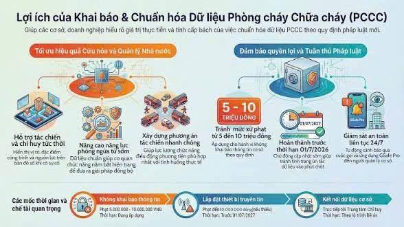 KHAI BÁO VÀ CHUẨN HÓA DỮ LIỆU PHÒNG CHÁY CHỮA CHÁY TRÊN ĐỊA BÀN XÃ