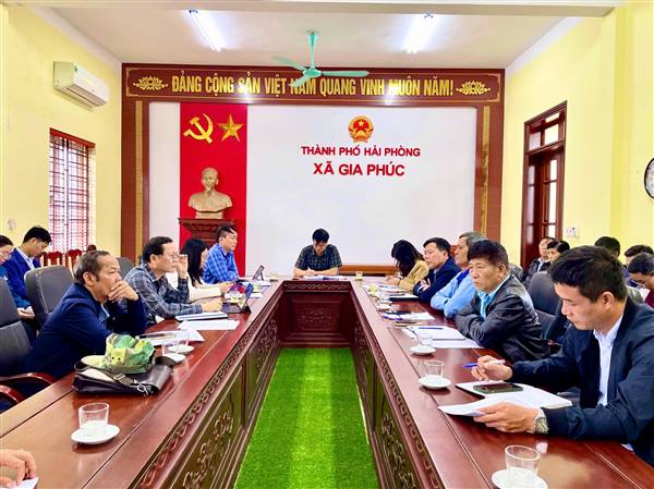 HỘI ĐỒNG GIẢI PHÓNG MẶT BẰNG XÃ GIA PHÚC HỌP THÔNG QUA KẾ HOẠCH THU HỒI ĐẤT THỰC HIỆN DỰ ÁN KHU CÔNG NGHIỆP HOÀNG DIỆU