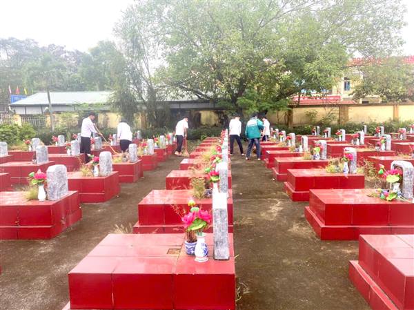 XÃ GIA PHÚC TRIỂN KHAI MÔ HÌNH “TỔ CỰU CHIẾN BINH TỰ QUẢN NGHĨA TRANG LIỆT SĨ”