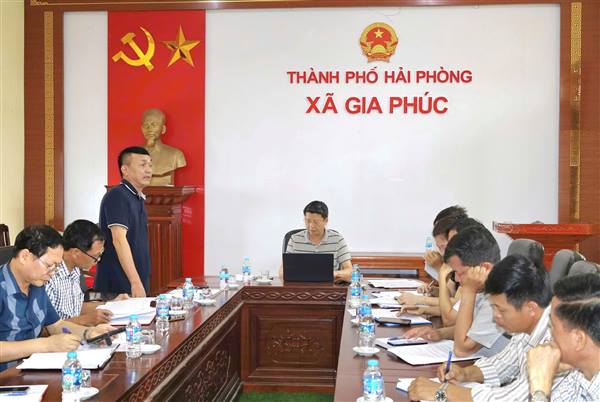 XÃ GIA PHÚC CHỦ ĐỘNG, KHẨN TRƯƠNG TRIỂN KHAI PHƯƠNG ÁN ỨNG PHÓ VỚI CƠN BÃO WIPHA (BÃO SỐ 3)