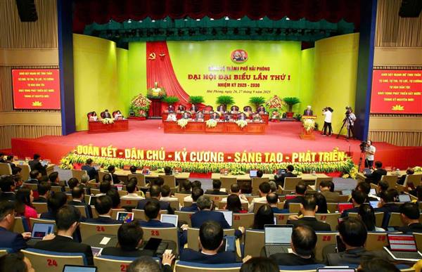 ĐẠI HỘI ĐẠI BIỂU ĐẢNG BỘ THÀNH PHỐ HẢI PHÒNG LẦN THỨ I, NHIỆM KỲ 2025 - 2030