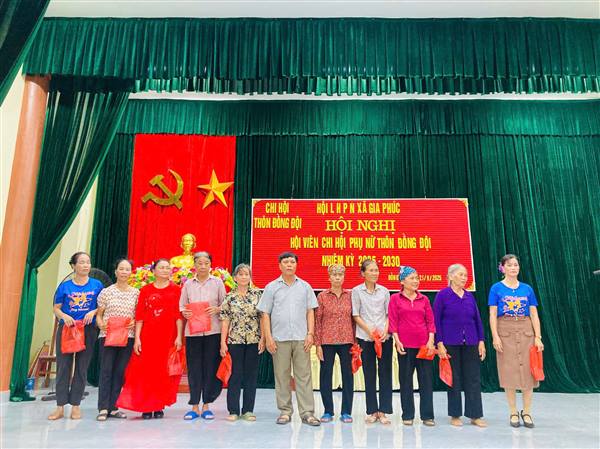 CÁC CHI HỘI PHỤ NỮ XÃ GIA PHÚC ĐỒNG LOẠT TỔ CHỨC HỘI NGHỊ HỘI VIÊN, NHIỆM KỲ 2025 – 2030