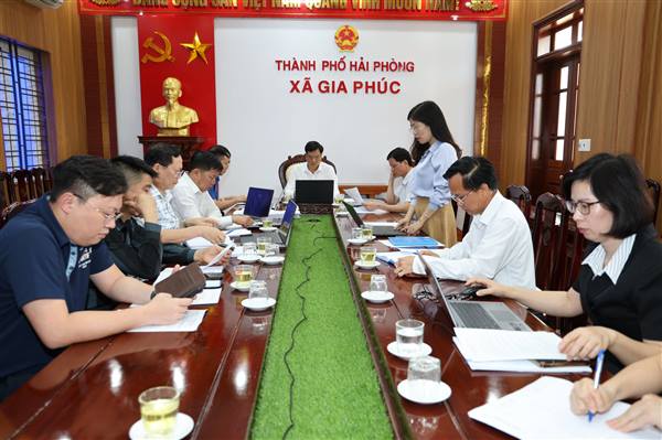 UBND XÃ GIA PHÚC TỔ CHỨC PHIÊN HỌP THỨ HAI TRONG THÁNG 5 NĂM 2026