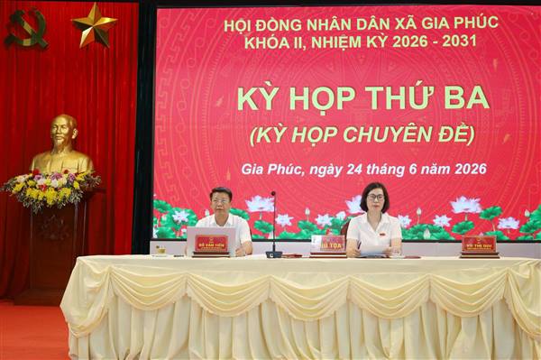 HĐND XÃ GIA PHÚC CHÍNH THỨC THÔNG QUA NGHỊ QUYẾT SẮP XẾP, TỔ CHỨC LẠI XÃ GIA PHÚC GỒM 18 THÔN: DẤU MỐC QUAN TRỌNG TRONG XÂY DỰNG CHÍNH QUYỀN CƠ SỞ TINH GỌN, HIỆU QUẢ
