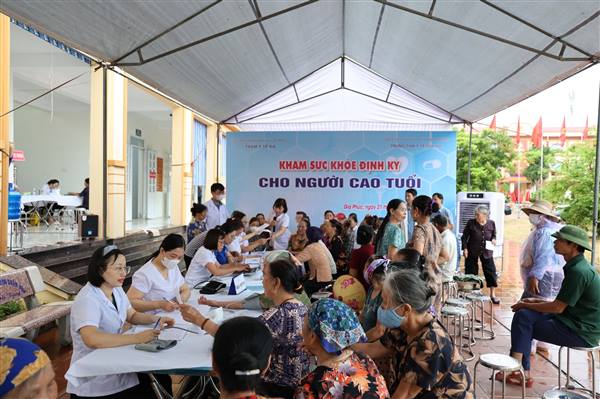 XÃ GIA PHÚC TỔ CHỨC KHÁM SỨC KHỎE ĐỊNH KỲ, SÀNG LỌC MỘT SỐ BỆNH THƯỜNG GẶP CHO NGƯỜI CAO TUỔI NĂM 2026