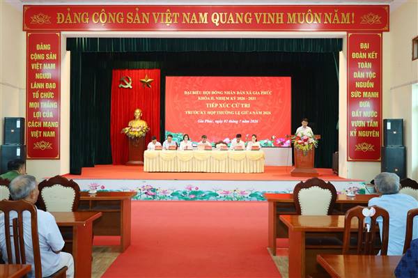 ĐẠI BIỂU HĐND XÃ GIA PHÚC TIẾP XÚC CỬ TRI TRƯỚC KỲ HỌP THƯỜNG LỆ GIỮA NĂM 2026: LẮNG NGHE TÂM TƯ, KIẾN NGHỊ TỪ CƠ SỞ