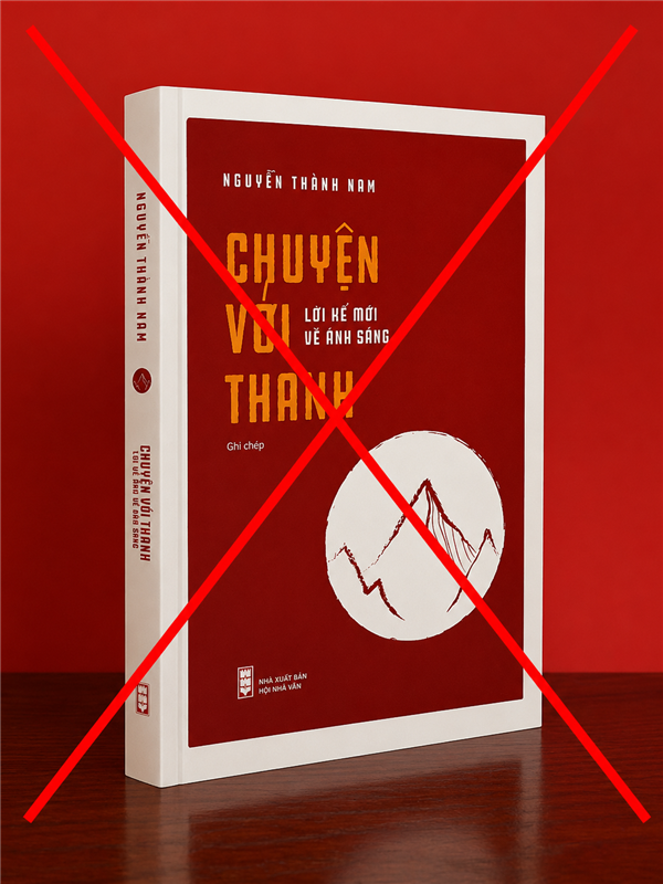 Công văn về việc thu hồi cuốn sách “Chuyện với Thanh - Lời kể mới về ánh sáng”, tác giả Nguyễn Thành Nam, Nhà xuất bản Hội Nhà văn.