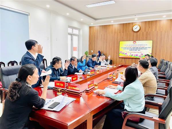 PHƯỜNG GIA VIÊN TỔ CHỨC HỘI NGHỊ HIỆP THƯƠNG LẦN THỨ NHẤT