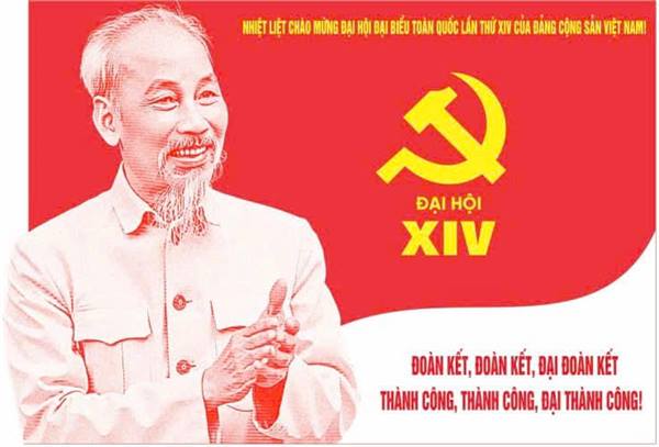 Mẫu tranh cổ động và khẩu hiệu tuyên truyền Đại hội Đại biểu Toàn quốc lần thứ XIV của Đảng Cộng sản Việt Nam
