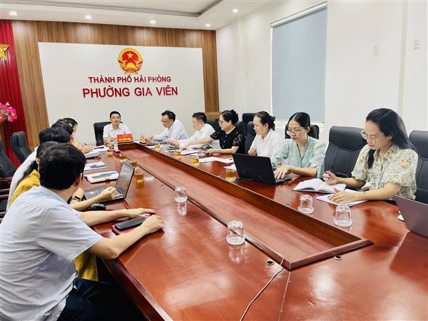 Sáng ngày 28/7/2025, phường Gia Viên tham dự Hội nghị tập huấn hướng dẫn nghiệp vụ về Hệ thống chỉ tiêu Thống kê chủ yếu phục vụ đại hội cấp xã.
