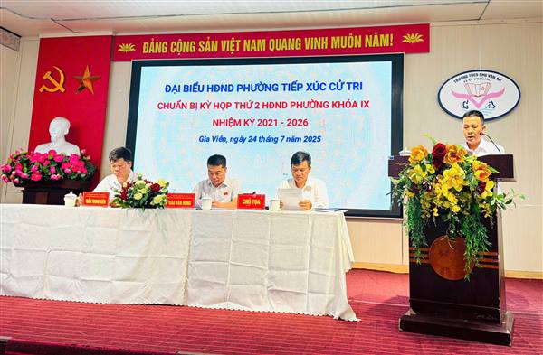 Hội nghị tiếp xúc cử tri chuẩn bị kỳ họp thứ 2 Hội đồng nhân dân phường của Tổ đại biểu số 2 Hội đồng nhân dân phường