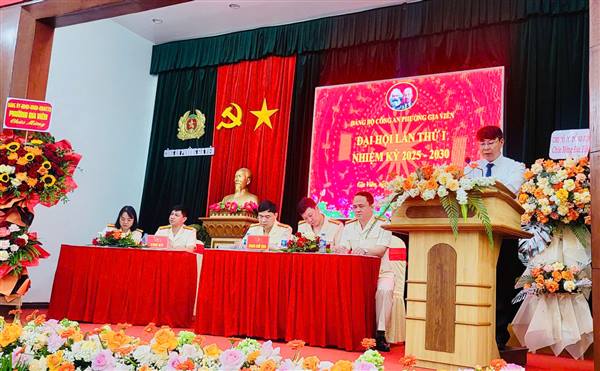 Đảng bộ Công an phường Gia Viên tổ chức Đại hội lần thứ nhất, nhiệm kỳ 2025 – 2030