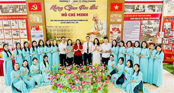 Khánh thành công trình "Không gian văn hóa Hồ Chí Minh" tại Trường tiểu học Lê Hồng Phong