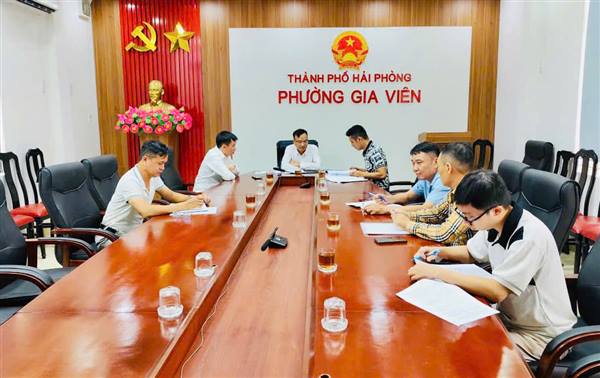 Phường Gia Viên tham dự họp trực tuyến về dự thảo Nghị định sửa đổi, bổ sung một số điều của Nghị định số 103/2024/NĐ-CP quy định về tiền sử dụng đất, tiền thuê đất.