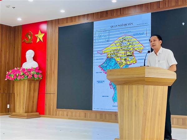 Phường Gia Viên tổ chức Hội nghị triển khai lấy ý kiến cử tri đại diện hộ gia đình về việc đổi tên tổ dân phố và sắp xếp, ghép các tổ dân phố liền kề sau sắp xếp đơn vị hành chính trên địa bàn phường Gia Viên năm 2025.