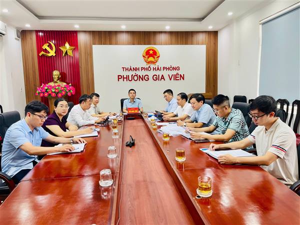 Phường Gia Viên tham dự Hội nghị trực tuyến về kết quả giải ngân vốn đầu tư công trên địa bàn thành phố (đến ngày 10/8/2025), giải pháp thúc đẩy giải ngân vốn đầu tư công các tháng còn lại của năm 2025.