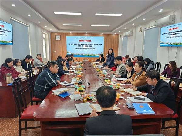 Phường Gia Viên tổ chức Hội nghị sơ kết công tác giáo dục và đào tạo học kỳ 1 năm học 2025-2026
