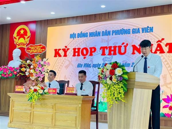 Phường Gia Viên tổ chức thành công kỳ họp thứ Nhất HĐND phường khóa X, nhiệm kỳ 2026-2031