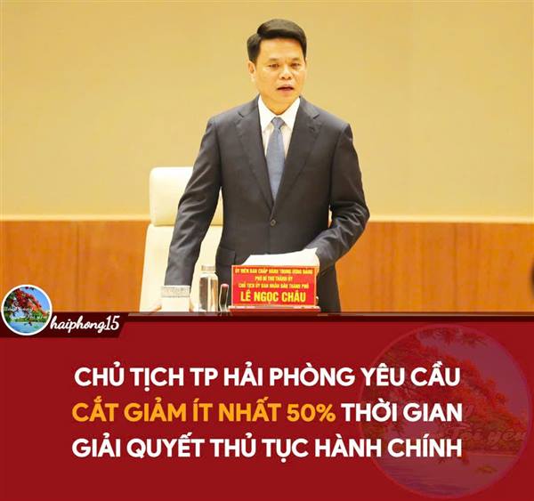 Chủ tịch UBND thành phố Hải Phòng chỉ đạo các cơ quan, đơn vị trên địa bàn tập trung rà soát, cắt giảm và đơn giản hóa các thủ tục hành chính