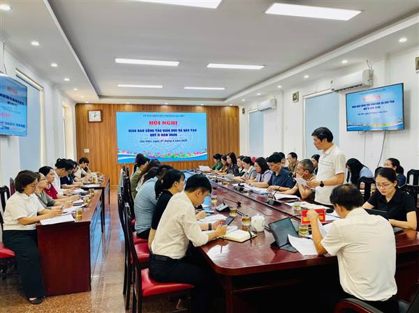 UBND phường Gia Viên tổ chức Hội nghị giao ban công tác giáo dục và đào tạo quý 2 năm 2026