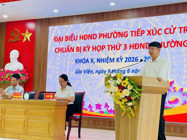 Hội nghị tiếp xúc cử tri chuẩn bị kỳ họp thứ 3 Hội đồng nhân dân phường khóa X, nhiệm kỳ 2026 - 2031 của Tổ đại biểu HĐND phường số 2 tại Hội trường trụ sở 212 Lê Lợi