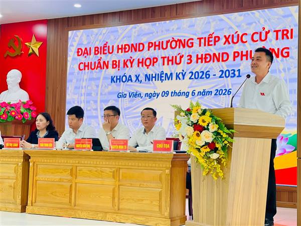 Hội nghị tiếp xúc cử tri chuẩn bị kỳ họp thứ 3 Hội đồng nhân dân phường khóa X, nhiệm kỳ 2026 - 2031 của Tổ đại biểu HĐND phường số 1 tại Hội trường trụ sở 212 Lê Lợi