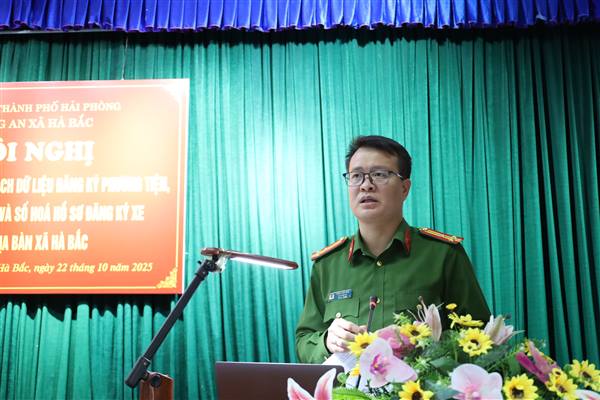 Xã Hà Bắc triển khai Kế hoạch tổng rà soát, làm sạch dữ liệu đăng ký phương tiện Giấy phép lái xe và số hóa hồ sơ đăng ký xe trên địa bàn