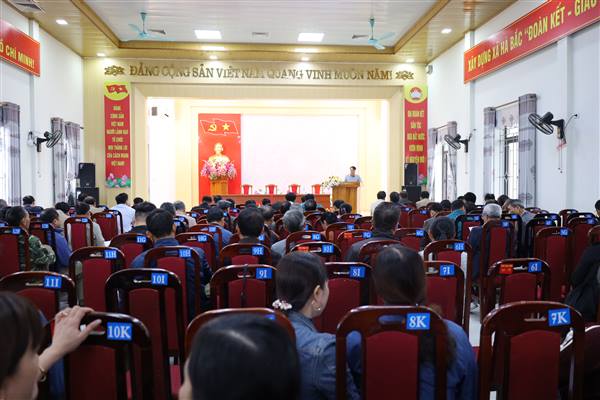 UBND-UBMTTQ Việt Nam xã Hà Bắc tổ chức hội nghị triển khai các nhiệm vụ trọng tâm trong thời gian tới