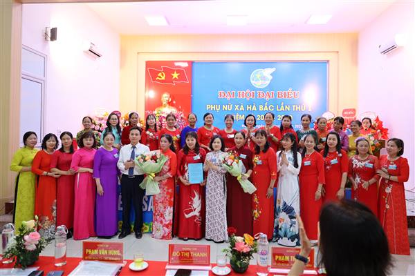 Đại hội đại biểu Hội phụ nữ xã Hà Bắc lần thứ I, nhiệm kỳ 2025-2030 