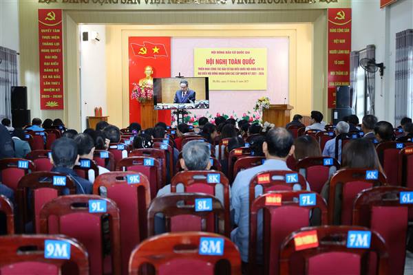 Hội nghị toàn quốc quán triệt Chỉ thị của Bộ Chính trị triển khai công tác bầu cử đại biểu Quốc hội khóa XVI và đại biểu Hội đồng nhân dân các cấp nhiệm kỳ 2026 - 2031