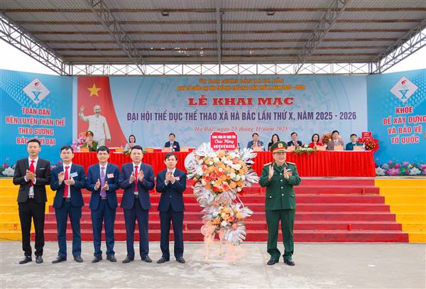 Xã Hà Bắc khai mạc Đại hội Thể dục thể thao lần thứ X