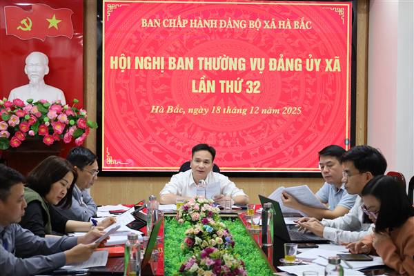 Hội nghị Ban Thường vụ Đảng ủy lần thứ 32