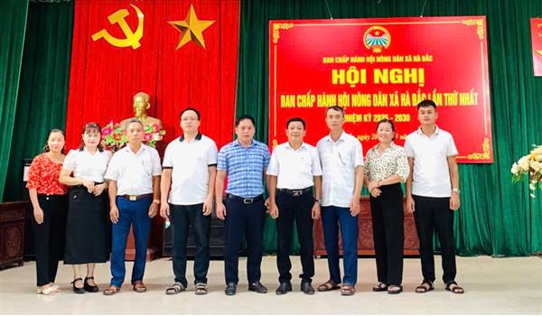 Hội nông dân xã Hà Bắc tổ chức Hội nghị Ban chấp hành lần thứ Nhất, nhiệm kỳ 2025-2030