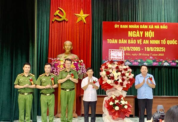 Xã Hà Bắc tổ chức Ngày Hội toàn dân bảo vệ an ninh Tổ quốc
