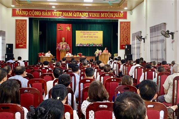 HĐND xã Hà Bắc khóa I, nhiệm kỳ 2021-2026 tổ chức kỳ họp thứ Hai
