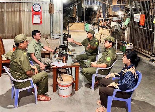 Tổ an ninh trật tự cơ sở xã Hà Bắc hòa giải 32 vụ mâu thuẫn trong nhân dân