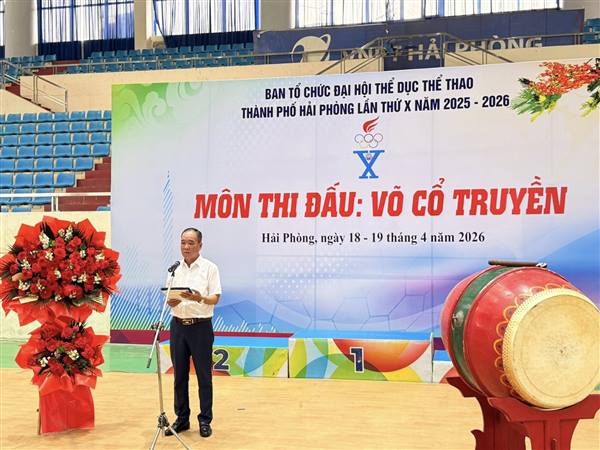 Xã Hà Bắc tham gia giải Võ cổ truyền trong chương trình Đại hội TDTT thành phố Hải Phòng lần thứ X năm 2025-2026