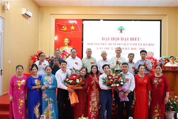 Hội NCT xã Hà Bắc tổ chức đại hội đại biểu lần thứ I nhiệm kỳ 2026-2031