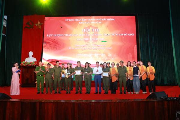 Công an xã Hà Bắc đạt giải Nhất  Hội thi “Lực lượng tham gia bảo vệ an ninh, trật tự ở cơ sở giỏi- Khu vực thi số 10