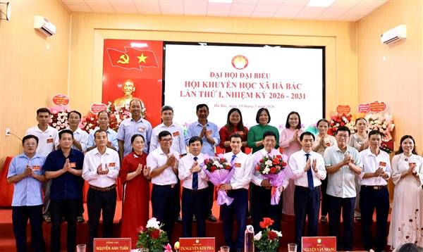 Hội khuyến học xã Hà Bắc tổ chức đại hội đại biểu lần thứ I nhiệm kỳ 2026-2031