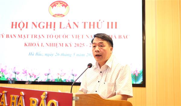 Hội nghị lần thứ III Ủy ban MTTQ xã Khoá I nhiệm kỳ 2025 – 2030