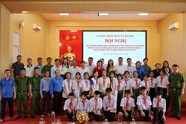 Xã Hà Bắc: Triển khai giải pháp phòng ngừa, kéo giảm thanh thiếu niên vi phạm pháp luật