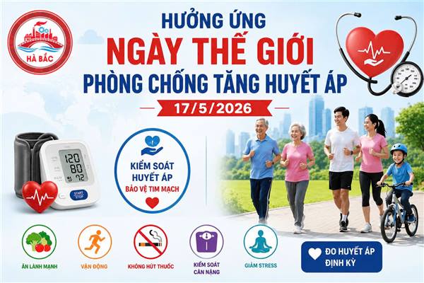 HƯỞNG ỨNG NGÀY THẾ GIỚI PHÒNG, CHỐNG TĂNG HUYẾT ÁP 17/05/2026