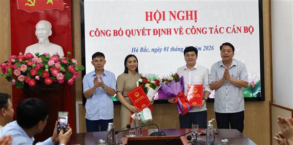 Hội nghị công bố Quyết định về công tác cán bộ